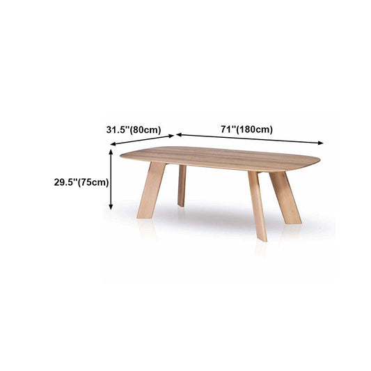 Rectangle Dining Table Solid Wood Table Luxury Style with 4 Legs Clearhalo ' dining_table' 'Dining Tables & Seating' 'Dining Tables' 'furn' 'furn_dining_table' 'Furniture' 'furniture_dining_table' 'Kitchen & Dining Furniture' 'kitchen&dining_furn' 'kitchen' 'kitchen_dining_table' 4577007