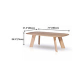 Rectangle Dining Table Solid Wood Table Luxury Style with 4 Legs Clearhalo ' dining_table' 'Dining Tables & Seating' 'Dining Tables' 'furn' 'furn_dining_table' 'Furniture' 'furniture_dining_table' 'Kitchen & Dining Furniture' 'kitchen&dining_furn' 'kitchen' 'kitchen_dining_table' 4577007