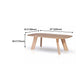 Rectangle Dining Table Solid Wood Table Luxury Style with 4 Legs Clearhalo ' dining_table' 'Dining Tables & Seating' 'Dining Tables' 'furn' 'furn_dining_table' 'Furniture' 'furniture_dining_table' 'Kitchen & Dining Furniture' 'kitchen&dining_furn' 'kitchen' 'kitchen_dining_table' 4577009