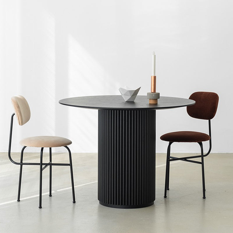 Solid Wood Dining Table Round Modern Pedestal Dining Table for Home Use Clearhalo ' dining_table' 'Dining Tables & Seating' 'Dining Tables' 'furn' 'furn_dining_table' 'Furniture' 'furniture_dining_table' 'Kitchen & Dining Furniture' 'kitchen&dining_furn' 'kitchen' 'kitchen_dining_table' 4577036
