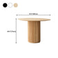 Solid Wood Dining Table Round Modern Pedestal Dining Table for Home Use Clearhalo ' dining_table' 'Dining Tables & Seating' 'Dining Tables' 'furn' 'furn_dining_table' 'Furniture' 'furniture_dining_table' 'Kitchen & Dining Furniture' 'kitchen&dining_furn' 'kitchen' 'kitchen_dining_table' 4577041
