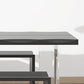 Luxury Wood Table for Restaurant Rectangle Dining Table with Acrylic Double Pedestal Base Clearhalo ' dining_table' 'Dining Tables & Seating' 'Dining Tables' 'furn' 'furn_dining_table' 'Furniture' 'furniture_dining_table' 'Kitchen & Dining Furniture' 'kitchen&dining_furn' 'kitchen' 'kitchen_dining_table' 4577054