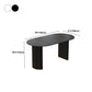 Sintered Stone Dining Table Luxury Double Pedestal Table for Dining Room Clearhalo ' dining_table' 'Dining Tables & Seating' 'Dining Tables' 'furn' 'furn_dining_table' 'Furniture' 'furniture_dining_table' 'Kitchen & Dining Furniture' 'kitchen&dining_furn' 'kitchen' 'kitchen_dining_table' 4577076