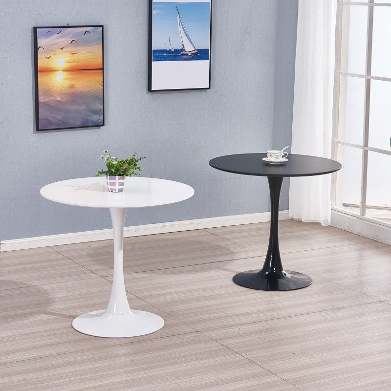Modern Round Dinette Table Tulip Base Dining Table for Restaurant Clearhalo ' dining_table' 'Dining Tables & Seating' 'Dining Tables' 'furn' 'furn_dining_table' 'Furniture' 'furniture_dining_table' 'Kitchen & Dining Furniture' 'kitchen&dining_furn' 'kitchen' 'kitchen_dining_table' 4577091