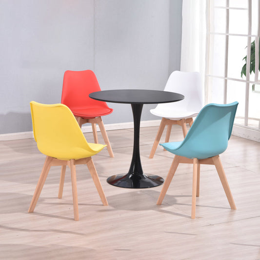 Modern Round Dinette Table Tulip Base Dining Table for Restaurant Clearhalo ' dining_table' 'Dining Tables & Seating' 'Dining Tables' 'furn' 'furn_dining_table' 'Furniture' 'furniture_dining_table' 'Kitchen & Dining Furniture' 'kitchen&dining_furn' 'kitchen' 'kitchen_dining_table' 4577093