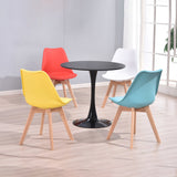 Modern Round Dinette Table Tulip Base Dining Table for Restaurant Clearhalo ' dining_table' 'Dining Tables & Seating' 'Dining Tables' 'furn' 'furn_dining_table' 'Furniture' 'furniture_dining_table' 'Kitchen & Dining Furniture' 'kitchen&dining_furn' 'kitchen' 'kitchen_dining_table' 4577093