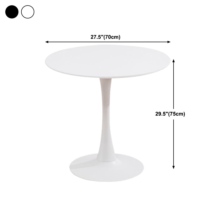 Modern Round Dinette Table Tulip Base Dining Table for Restaurant Clearhalo ' dining_table' 'Dining Tables & Seating' 'Dining Tables' 'furn' 'furn_dining_table' 'Furniture' 'furniture_dining_table' 'Kitchen & Dining Furniture' 'kitchen&dining_furn' 'kitchen' 'kitchen_dining_table' 4577100