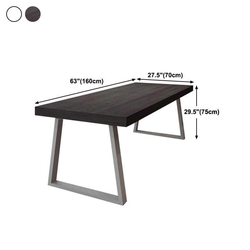 Industrial Style Pine Solid Wood Dining Table Sled Base Dining Room Collection Clearhalo ' dining_table' 'Dining Tables & Seating' 'Dining Tables' 'furn' 'furn_dining_table' 'Furniture' 'furniture_dining_table' 'Kitchen & Dining Furniture' 'kitchen&dining_furn' 'kitchen' 'kitchen_dining_table' 4577129