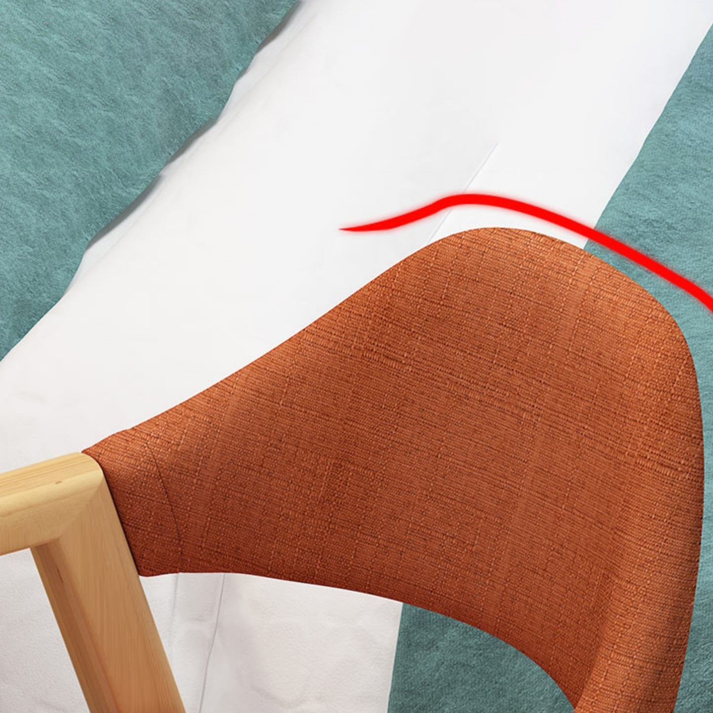 Modern Restaurant Fabric Arm Chair Matte Finish Open Back Dining Chair Clearhalo ' kitchen&dining_furn' 'Dining Chairs' 'Dining Tables & Seating' 'dining_chair' 'furn' 'furn_dining_chair' 'Furniture' 'furniture_dining_chair' 'Kitchen & Dining Furniture' 'kitchen' 4577204