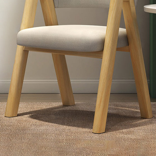 Modern Restaurant Fabric Arm Chair Matte Finish Open Back Dining Chair Clearhalo ' kitchen&dining_furn' 'Dining Chairs' 'Dining Tables & Seating' 'dining_chair' 'furn' 'furn_dining_chair' 'Furniture' 'furniture_dining_chair' 'Kitchen & Dining Furniture' 'kitchen' 4577206