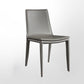 Designer Style Restaurant Leather Side Chair Solid Back Matte Finish Dining Chair Clearhalo ' kitchen&dining_furn' 'Dining Chairs' 'Dining Tables & Seating' 'dining_chair' 'furn' 'furn_dining_chair' 'Furniture' 'furniture_dining_chair' 'Kitchen & Dining Furniture' 'kitchen' 4577251