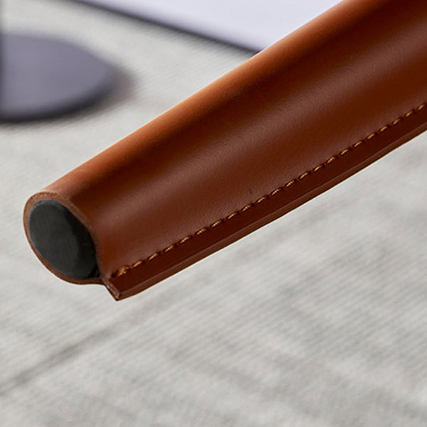 Modern Metal Dining Armless Chair Leather Dining Room Chair for Restaurant Use Clearhalo ' kitchen&dining_furn' 'Dining Chairs' 'Dining Tables & Seating' 'dining_chair' 'furn' 'furn_dining_chair' 'Furniture' 'furniture_dining_chair' 'Kitchen & Dining Furniture' 'kitchen' 4577276