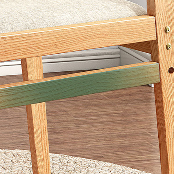 Modern Rubberwood Fabric Side Chair Matte Finish Open Back Dining Chair Clearhalo ' kitchen&dining_furn' 'Dining Chairs' 'Dining Tables & Seating' 'dining_chair' 'furn' 'furn_dining_chair' 'Furniture' 'furniture_dining_chair' 'Kitchen & Dining Furniture' 'kitchen' 4577322