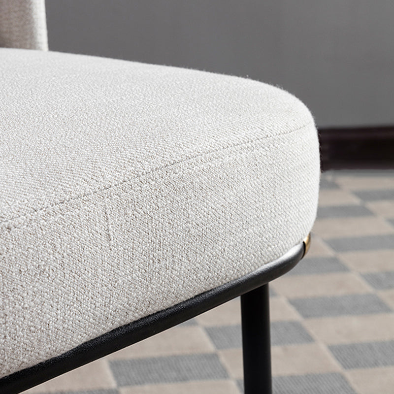 Contemporary Dining Chair Dining Armless Side Chairs with Metal Legs Clearhalo ' kitchen&dining_furn' 'Dining Chairs' 'Dining Tables & Seating' 'dining_chair' 'furn' 'furn_dining_chair' 'Furniture' 'furniture_dining_chair' 'Kitchen & Dining Furniture' 'kitchen' 4577387