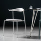 Contemporary Open Back Chair Dining Armless Side Chair with Metal Legs Clearhalo ' kitchen&dining_furn' 'Dining Chairs' 'Dining Tables & Seating' 'dining_chair' 'furn' 'furn_dining_chair' 'Furniture' 'furniture_dining_chair' 'Kitchen & Dining Furniture' 'kitchen' 4577432