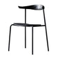 Contemporary Open Back Chair Dining Armless Side Chair with Metal Legs Clearhalo ' kitchen&dining_furn' 'Dining Chairs' 'Dining Tables & Seating' 'dining_chair' 'furn' 'furn_dining_chair' 'Furniture' 'furniture_dining_chair' 'Kitchen & Dining Furniture' 'kitchen' 4577438