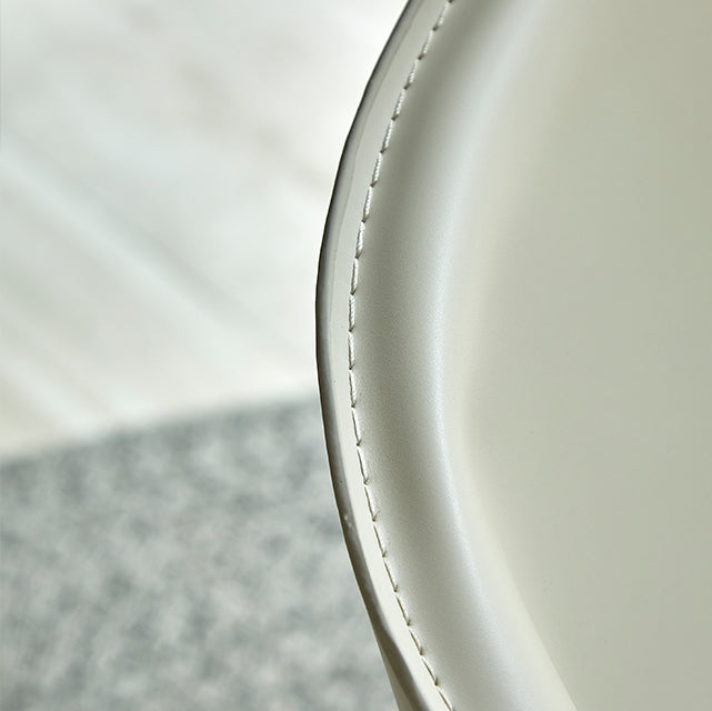 Modern Metal Dining Arm Chair Leather Dining Room Chair for Restaurant Use Clearhalo ' kitchen&dining_furn' 'Dining Chairs' 'Dining Tables & Seating' 'dining_chair' 'furn' 'furn_dining_chair' 'Furniture' 'furniture_dining_chair' 'Kitchen & Dining Furniture' 'kitchen' 4577488