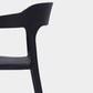 Contemporary Kitchen Chair Dining Armless Side Chair with Plastic Legs Clearhalo ' kitchen&dining_furn' 'Dining Chairs' 'Dining Tables & Seating' 'dining_chair' 'furn' 'furn_dining_chair' 'Furniture' 'furniture_dining_chair' 'Kitchen & Dining Furniture' 'kitchen' 4577532