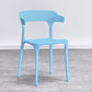 Contemporary Kitchen Chair Dining Armless Side Chair with Plastic Legs Light Blue 1 Piece Clearhalo ' kitchen&dining_furn' 'Dining Chairs' 'Dining Tables & Seating' 'dining_chair' 'furn' 'furn_dining_chair' 'Furniture' 'furniture_dining_chair' 'Kitchen & Dining Furniture' 'kitchen' 4577549