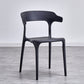 Contemporary Kitchen Chair Dining Armless Side Chair with Plastic Legs Black 1 Piece Clearhalo ' kitchen&dining_furn' 'Dining Chairs' 'Dining Tables & Seating' 'dining_chair' 'furn' 'furn_dining_chair' 'Furniture' 'furniture_dining_chair' 'Kitchen & Dining Furniture' 'kitchen' 4577552