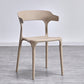 Contemporary Kitchen Chair Dining Armless Side Chair with Plastic Legs Khaki 1 Piece Clearhalo ' kitchen&dining_furn' 'Dining Chairs' 'Dining Tables & Seating' 'dining_chair' 'furn' 'furn_dining_chair' 'Furniture' 'furniture_dining_chair' 'Kitchen & Dining Furniture' 'kitchen' 4577555