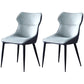 Contemporary Kitchen Chairs Dining Arm Side Chair with Metal Legs Light Green 2 Piece Set Clearhalo ' kitchen&dining_furn' 'Dining Chairs' 'Dining Tables & Seating' 'dining_chair' 'furn' 'furn_dining_chair' 'Furniture' 'furniture_dining_chair' 'Kitchen & Dining Furniture' 'kitchen' 4577582