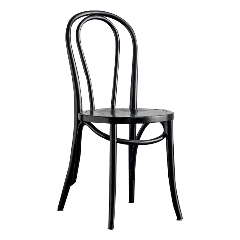 Contemporary Kitchen Chairs Dining Wood Windsor Back Armless Side Chairs Black 1 Piece Clearhalo ' kitchen&dining_furn' 'Dining Chairs' 'Dining Tables & Seating' 'dining_chair' 'furn' 'furn_dining_chair' 'Furniture' 'furniture_dining_chair' 'Kitchen & Dining Furniture' 'kitchen' 4577622