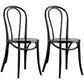 Contemporary Kitchen Chairs Dining Wood Windsor Back Armless Side Chairs Black 2 Piece Set Clearhalo ' kitchen&dining_furn' 'Dining Chairs' 'Dining Tables & Seating' 'dining_chair' 'furn' 'furn_dining_chair' 'Furniture' 'furniture_dining_chair' 'Kitchen & Dining Furniture' 'kitchen' 4577623