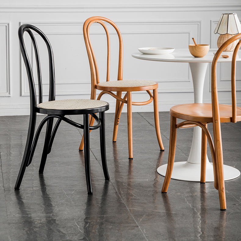 Contemporary Kitchen Chairs Dining Wood Windsor Back Armless Side Chairs Clearhalo ' kitchen&dining_furn' 'Dining Chairs' 'Dining Tables & Seating' 'dining_chair' 'furn' 'furn_dining_chair' 'Furniture' 'furniture_dining_chair' 'Kitchen & Dining Furniture' 'kitchen' 4577624