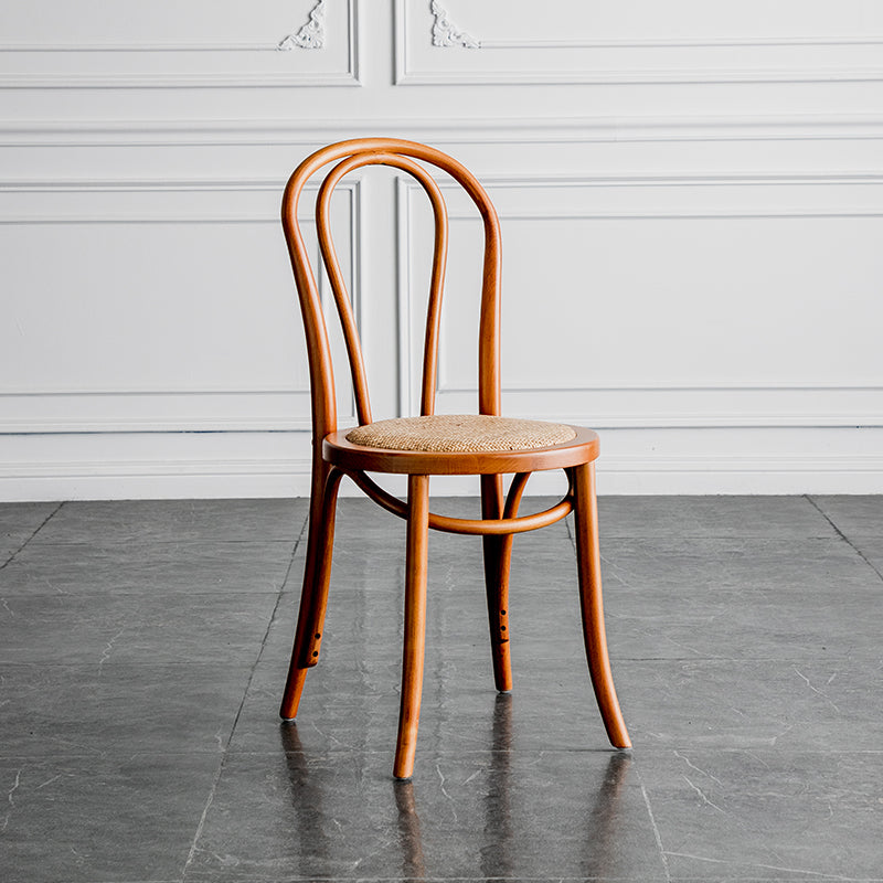 Contemporary Kitchen Chairs Dining Wood Windsor Back Armless Side Chairs Orange 1 Piece Clearhalo ' kitchen&dining_furn' 'Dining Chairs' 'Dining Tables & Seating' 'dining_chair' 'furn' 'furn_dining_chair' 'Furniture' 'furniture_dining_chair' 'Kitchen & Dining Furniture' 'kitchen' 4577627