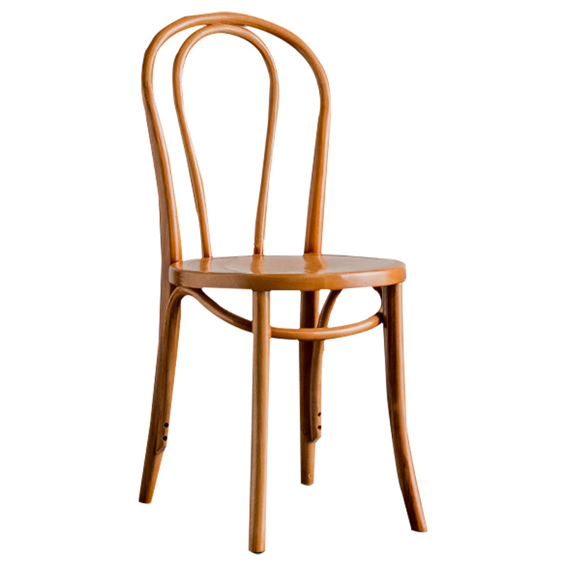 Contemporary Kitchen Chairs Dining Wood Windsor Back Armless Side Chairs Brown 1 Piece Clearhalo ' kitchen&dining_furn' 'Dining Chairs' 'Dining Tables & Seating' 'dining_chair' 'furn' 'furn_dining_chair' 'Furniture' 'furniture_dining_chair' 'Kitchen & Dining Furniture' 'kitchen' 4577634