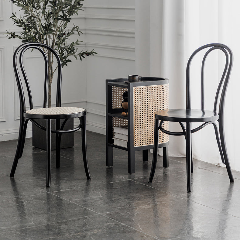 Contemporary Kitchen Chairs Dining Wood Windsor Back Armless Side Chairs Clearhalo ' kitchen&dining_furn' 'Dining Chairs' 'Dining Tables & Seating' 'dining_chair' 'furn' 'furn_dining_chair' 'Furniture' 'furniture_dining_chair' 'Kitchen & Dining Furniture' 'kitchen' 4577637