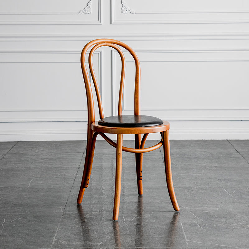 Contemporary Kitchen Chairs Dining Wood Windsor Back Armless Side Chairs Orange Black 1 Piece Clearhalo ' kitchen&dining_furn' 'Dining Chairs' 'Dining Tables & Seating' 'dining_chair' 'furn' 'furn_dining_chair' 'Furniture' 'furniture_dining_chair' 'Kitchen & Dining Furniture' 'kitchen' 4577650