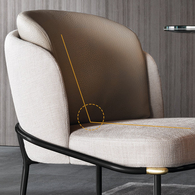 Contemporary Kitchen Chair Armless Side Chair with Metal Legs Clearhalo ' kitchen&dining_furn' 'Dining Chairs' 'Dining Tables & Seating' 'dining_chair' 'furn' 'furn_dining_chair' 'Furniture' 'furniture_dining_chair' 'Kitchen & Dining Furniture' 'kitchen' 4577665