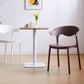 Contemporary Kitchen Stackable Chair Dining Armless Side Chair with Plastic Legs Clearhalo ' kitchen&dining_furn' 'Dining Chairs' 'Dining Tables & Seating' 'dining_chair' 'furn' 'furn_dining_chair' 'Furniture' 'furniture_dining_chair' 'Kitchen & Dining Furniture' 'kitchen' 4577700
