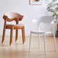 Contemporary Kitchen Stackable Chair Dining Armless Side Chair with Plastic Legs Clearhalo ' kitchen&dining_furn' 'Dining Chairs' 'Dining Tables & Seating' 'dining_chair' 'furn' 'furn_dining_chair' 'Furniture' 'furniture_dining_chair' 'Kitchen & Dining Furniture' 'kitchen' 4577720