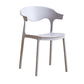 Contemporary Kitchen Stackable Chair Dining Armless Side Chair with Plastic Legs Grey 1 Piece Clearhalo ' kitchen&dining_furn' 'Dining Chairs' 'Dining Tables & Seating' 'dining_chair' 'furn' 'furn_dining_chair' 'Furniture' 'furniture_dining_chair' 'Kitchen & Dining Furniture' 'kitchen' 4577734