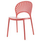 Contemporary Kitchen Stackable Chairs Plastic Dining Armless Side Chair Red 1 Piece Clearhalo ' kitchen&dining_furn' 'Dining Chairs' 'Dining Tables & Seating' 'dining_chair' 'furn' 'furn_dining_chair' 'Furniture' 'furniture_dining_chair' 'Kitchen & Dining Furniture' 'kitchen' 4577759
