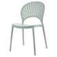 Contemporary Kitchen Stackable Chairs Plastic Dining Armless Side Chair Green 1 Piece Clearhalo ' kitchen&dining_furn' 'Dining Chairs' 'Dining Tables & Seating' 'dining_chair' 'furn' 'furn_dining_chair' 'Furniture' 'furniture_dining_chair' 'Kitchen & Dining Furniture' 'kitchen' 4577766