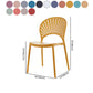 Contemporary Kitchen Stackable Chairs Plastic Dining Armless Side Chair Clearhalo ' kitchen&dining_furn' 'Dining Chairs' 'Dining Tables & Seating' 'dining_chair' 'furn' 'furn_dining_chair' 'Furniture' 'furniture_dining_chair' 'Kitchen & Dining Furniture' 'kitchen' 4577801