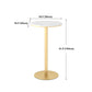 White Glam Style Table in Iron and Faux Marble Milk Tea Shop Bar Table Clearhalo 'Bar Furniture' 'Bar Tables' 'bar_tables' 'furn' 'furn_bar_tables' 'Furniture' 'furniture_bar_tables' 'Kitchen & Dining Furniture' 4586804