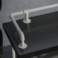 Industrial Black Wood Pub Table with Rectangle Table Top Trestle Table - 42" H Clearhalo 'Bar Furniture' 'Bar Tables' 'bar_tables' 'furn' 'furn_bar_tables' 'Furniture' 'furniture_bar_tables' 'Kitchen & Dining Furniture' 4586810