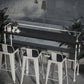 Industrial Black Wood Pub Table with Rectangle Table Top Trestle Table - 42" H Clearhalo 'Bar Furniture' 'Bar Tables' 'bar_tables' 'furn' 'furn_bar_tables' 'Furniture' 'furniture_bar_tables' 'Kitchen & Dining Furniture' 4586813