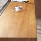Brown Modern Style Bar Table Solid Wood Coffee Shop Bar Table with Metal Base Clearhalo 'Bar Furniture' 'Bar Tables' 'bar_tables' 'furn' 'furn_bar_tables' 'Furniture' 'furniture_bar_tables' 'Kitchen & Dining Furniture' 4586852