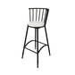 Upholstered Round Counter Bar Stool Backrest Bar Stool with Footrest and Iron Base Clearhalo 'Bar Furniture' 'Bar Stools' 'bar_stools' 'furn' 'furn_bar_stools' 'furniture_bar_stools' 'Kitchen & Dining Furniture' 'kitchen&dining_furn' 'kitchen' 'kitchen_furn' Furniture' 4586972