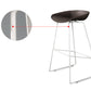 Contemporary Counter Bar Stool Bucket Bar Stool with Footrest Iron Base Clearhalo 'Bar Furniture' 'Bar Stools' 'bar_stools' 'furn' 'furn_bar_stools' 'furniture_bar_stools' 'Kitchen & Dining Furniture' 'kitchen&dining_furn' 'kitchen' 'kitchen_furn' Furniture' 4587003
