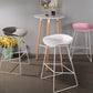 Contemporary Counter Bar Stool Bucket Bar Stool with Footrest Iron Base Clearhalo 'Bar Furniture' 'Bar Stools' 'bar_stools' 'furn' 'furn_bar_stools' 'furniture_bar_stools' 'Kitchen & Dining Furniture' 'kitchen&dining_furn' 'kitchen' 'kitchen_furn' Furniture' 4587015