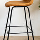 Contemporary Counter Bar Stool Leather Backrest Bar Stool with Footrest Clearhalo 'Bar Furniture' 'Bar Stools' 'bar_stools' 'furn' 'furn_bar_stools' 'furniture_bar_stools' 'Kitchen & Dining Furniture' 'kitchen&dining_furn' 'kitchen' 'kitchen_furn' Furniture' 4587055