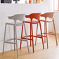 Modern Style Plastic Bar Stool with Footrest Low Back Bistro Stackable Bar Stool Clearhalo 'Bar Furniture' 'Bar Stools' 'bar_stools' 'furn' 'furn_bar_stools' 'furniture_bar_stools' 'Kitchen & Dining Furniture' 'kitchen&dining_furn' 'kitchen' 'kitchen_furn' Furniture' 4587082