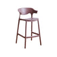 Modern Style Plastic Bar Stool with Footrest Low Back Bistro Stackable Bar Stool Coffee 1 Piece Counter Stool(26"H) Clearhalo 'Bar Furniture' 'Bar Stools' 'bar_stools' 'furn' 'furn_bar_stools' 'furniture_bar_stools' 'Kitchen & Dining Furniture' 'kitchen&dining_furn' 'kitchen' 'kitchen_furn' Furniture' 4587090
